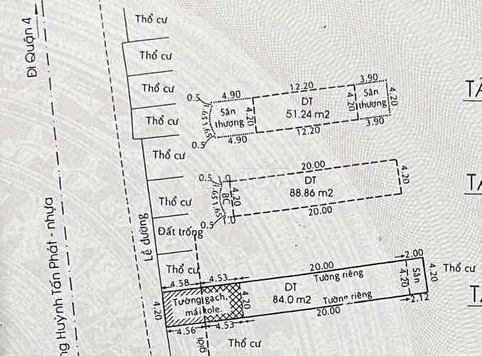 MẶT TIỀN HUỲNH TẤN PHÁT Q7 – 4,2x31M – KD ĐỈNH – GẦN VINCOM T.T. CUNG