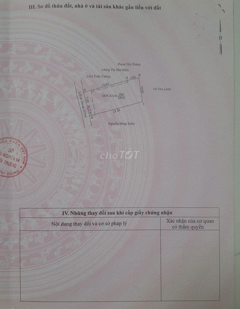 Bán đất Phường Phú Lợi, Tp. Hồ Chí Minh - Ảnh 3