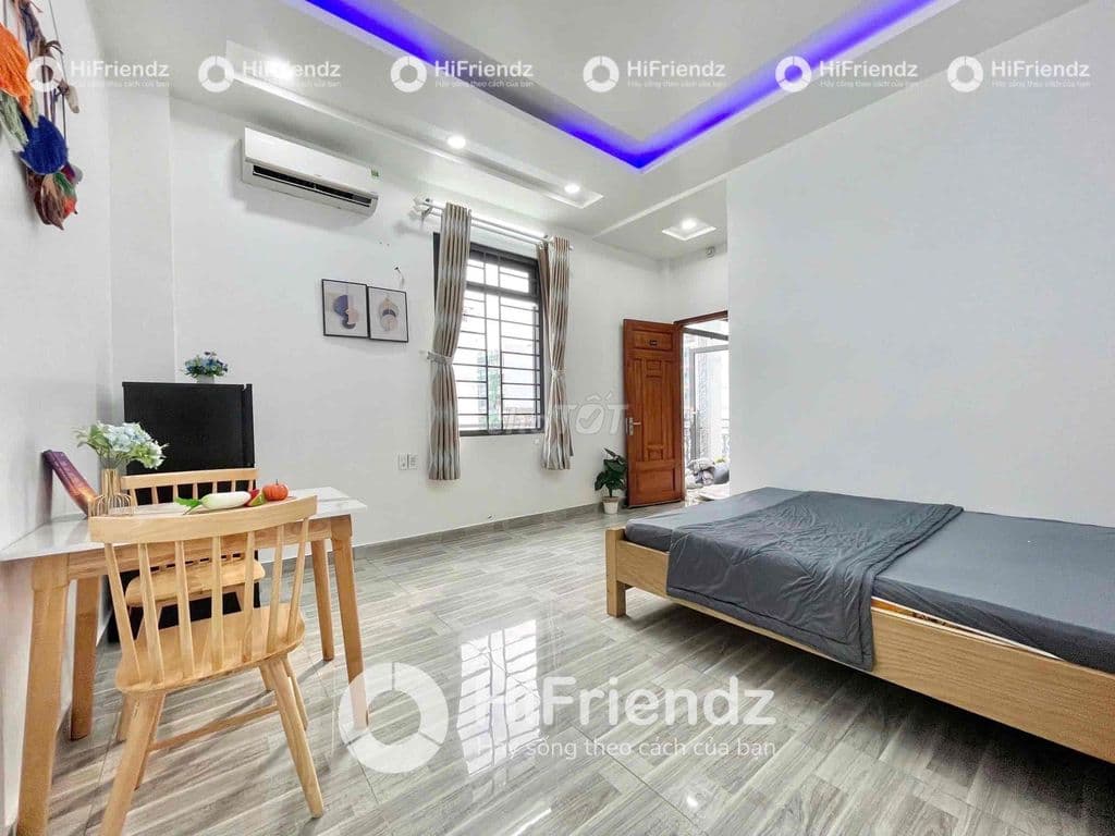 CHDV MINI FULL NỘI THẤT CÓ BAN CÔNG RIÊNG GẦN NGÃ TƯ BỐN XÃ