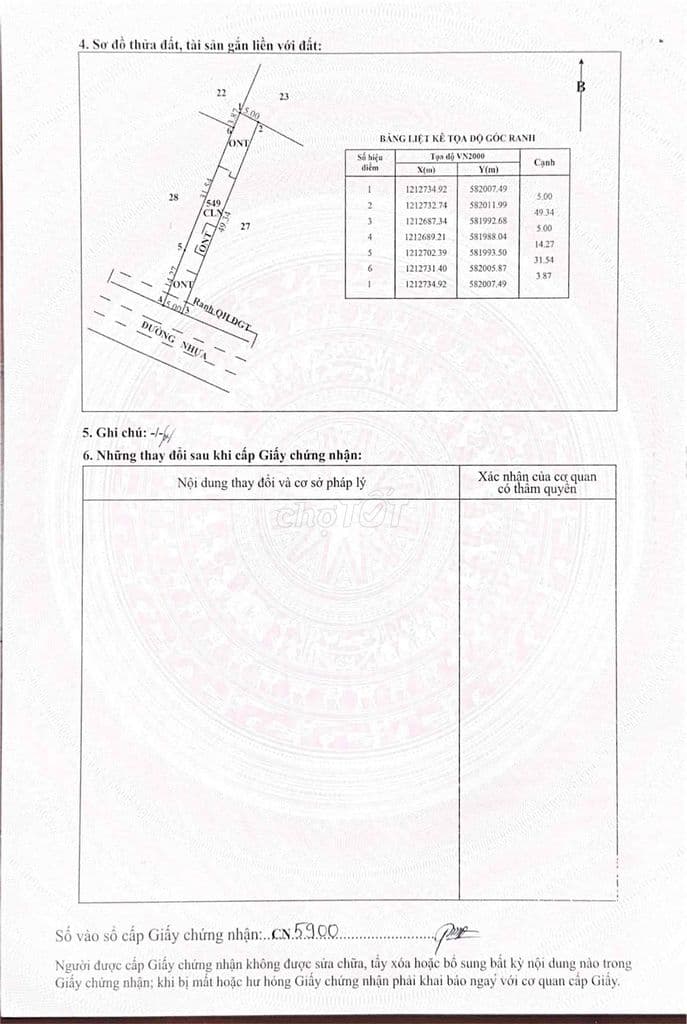 chính chủ cần bán nhà đất mặt tiền 250,3m2, cách Liêu Bình Hương 100m - Ảnh 3