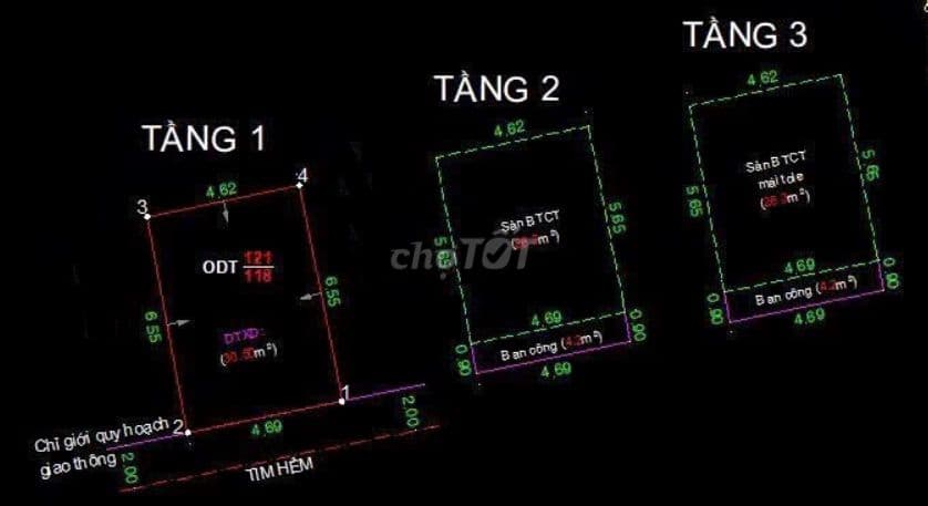 NHÀ 3.65T NI SƯ HUỲNH LIÊN TÂN BÌNH 35M2 3 LẦU - Ảnh 2