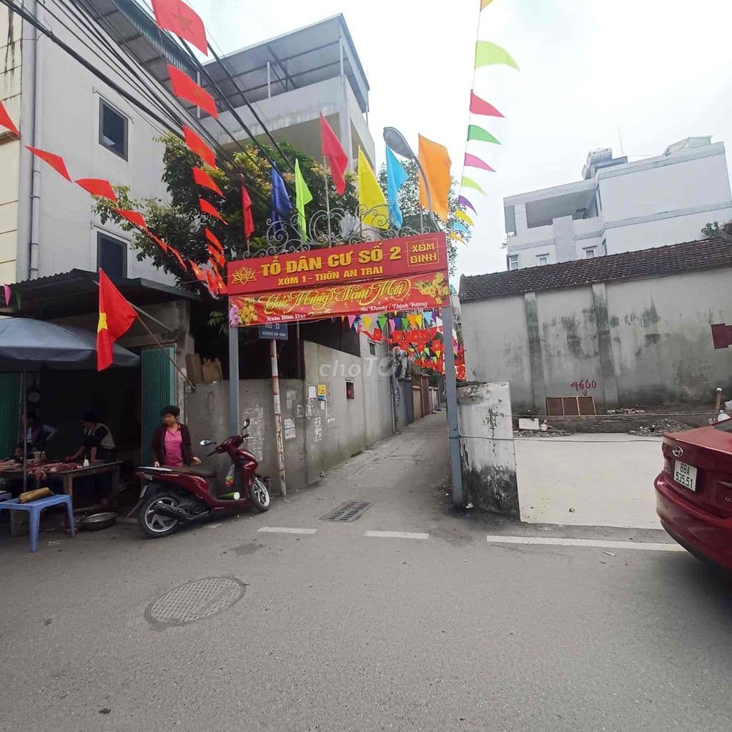 bán đất 156m2 MT10m , ngã tư canh , sát nam từ liêm , Ô tô , full thổ