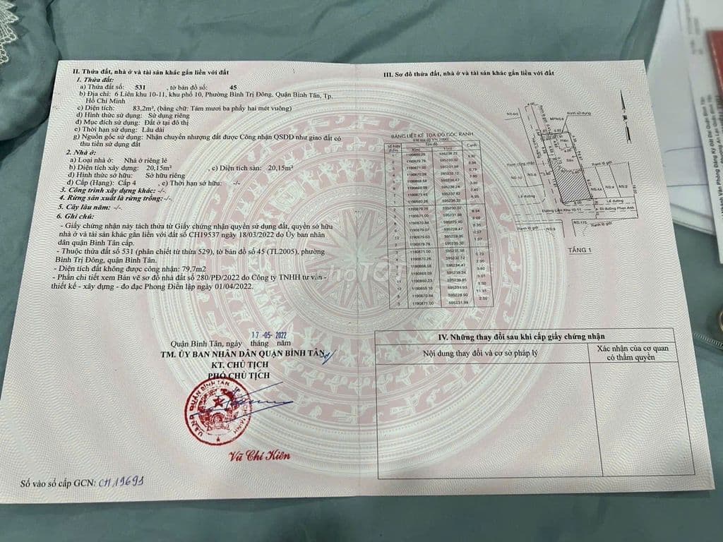 Bán nhà căn góc Liên khu 10-11, ngay Bốn Xã, giáp Tân Phú 8x22m 9,1 tỷ - Ảnh 2