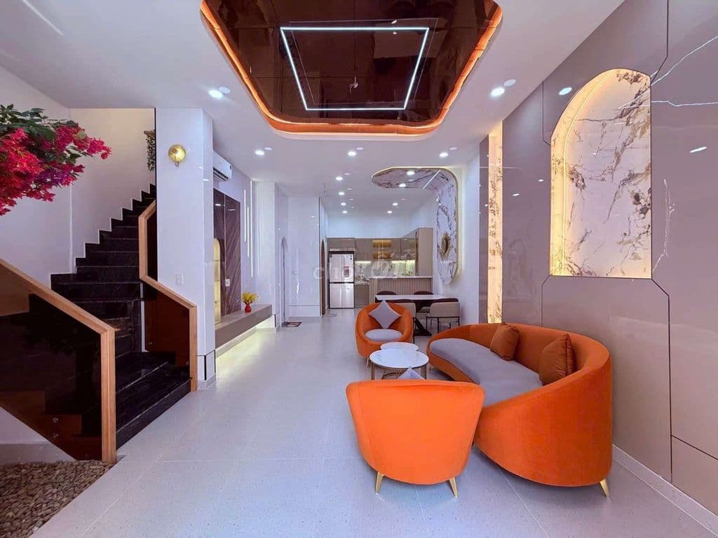 NHÀ ĐẸP NƠ TRANG LONG, SÁT MẶT TIỀN, 3 TẦNG FULL NỘI THẤT, CHỈ 7.45 TỶ - Ảnh 2