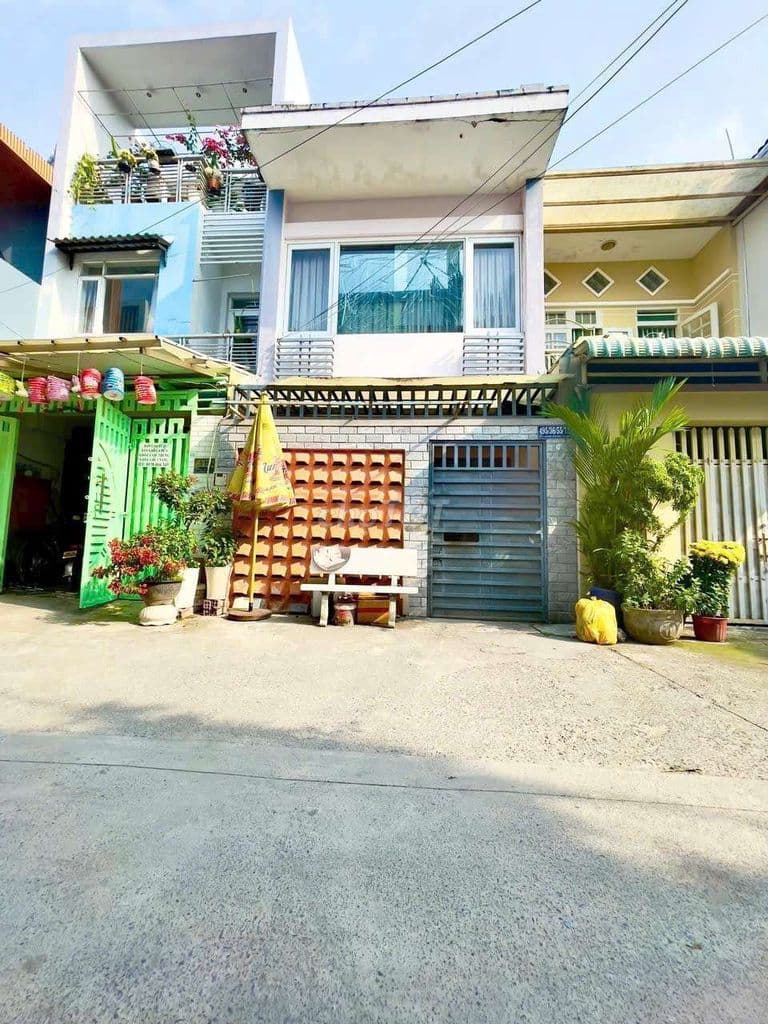 Bán nhà 2 tầng hẻm xe hơi Huỳnh Tấn Phát TT Nhà Bè. đt 4x15m. 4.49 tỷ