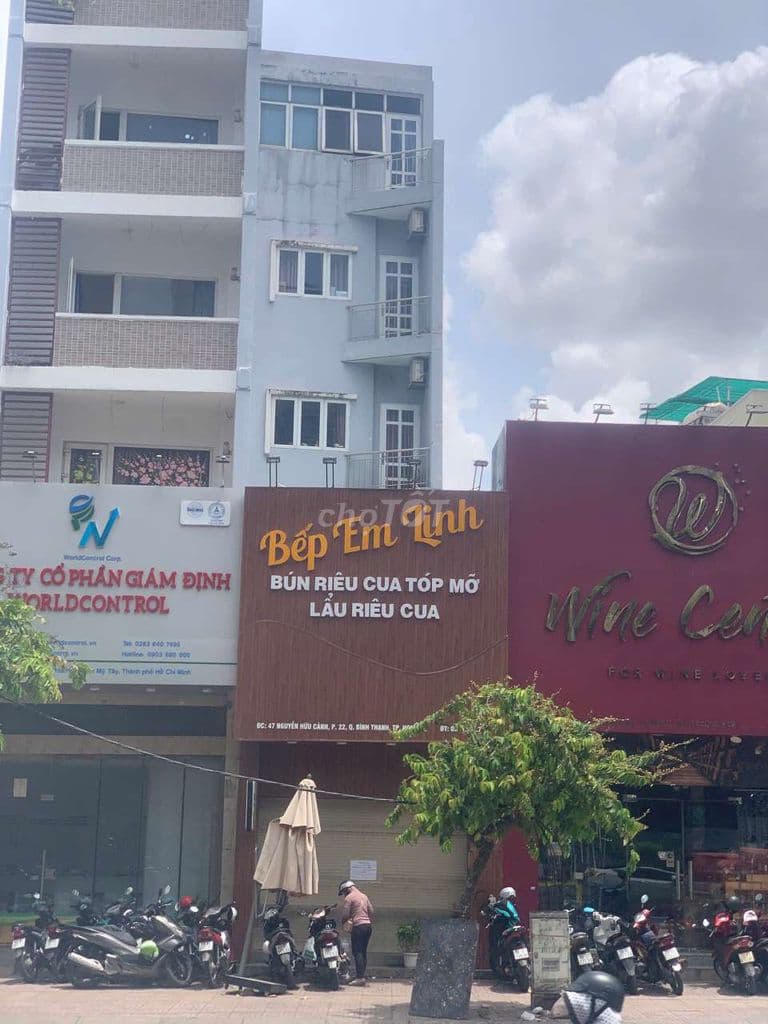 Bán Đất + Nhà 5 tầng mặt tiền đường số 47 Nguyễn Hữu Cảnh