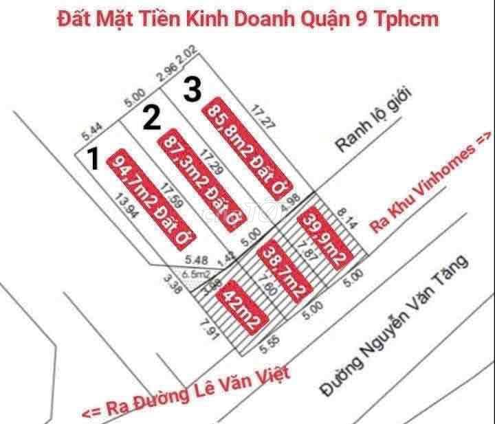 MT Sầm Uất Đường Nguyễn Văn Tăng - 13.5 TỶ/125M2