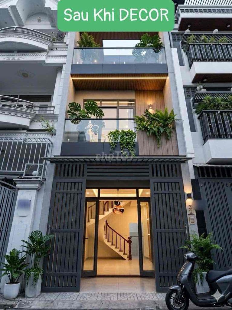 120m2 Sd, 3 tầng, hẻm ô tô 4,5m, gần siêu thị emart Phan Huy Ích, 5 ty - Ảnh 2