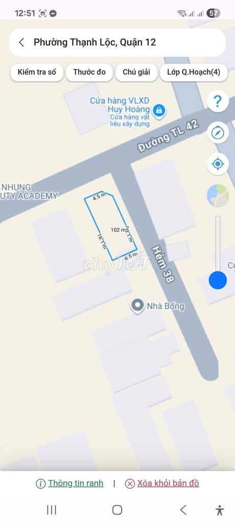 Chính chủ cần bán gấp lô đất 2 mặt tiền Thạnh lộc 42 - Ảnh 3