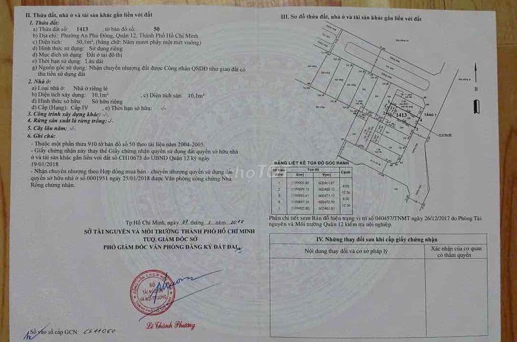 Bán đất sổ riêng hẻm 140 vườn lài an phú đông gần cầu sắt