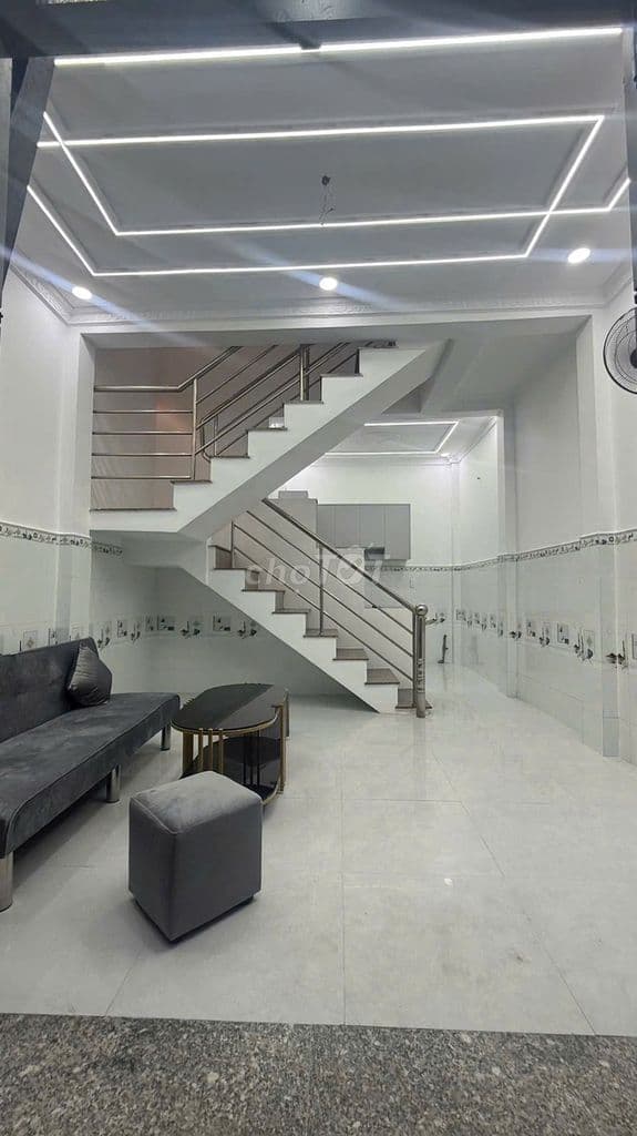 Nhà SHR đang kê khai, đã đóng thuế đất thổ cư, 2PN 2WC có ban công - Ảnh 3