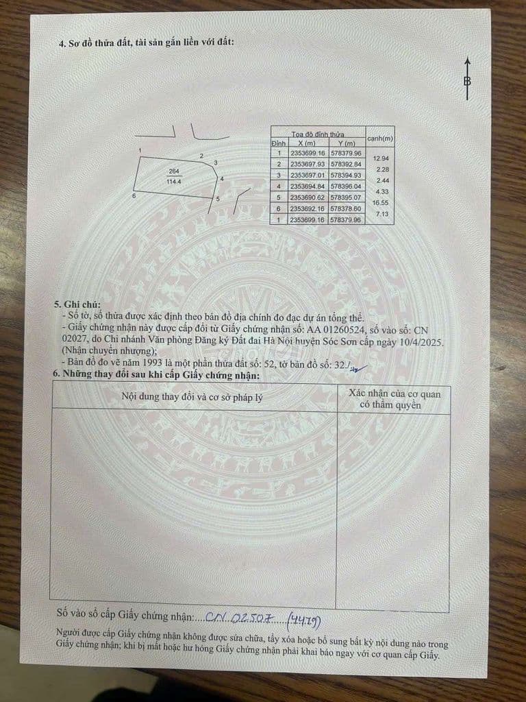 Còn 1 lô *** Giá Rẻ. Tại Thanh Trí Minh phú Sóc Sơn Hà Nội