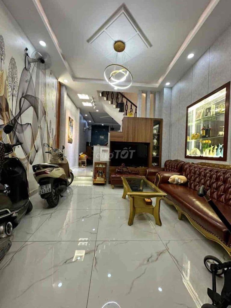 BÁN NHÀ ĐẸP 4 TẦNG HẺM XE HƠI NGAY MT PHẠM VĂN CHIÊU P1. AN HỘI TÂY 7x - Ảnh 3