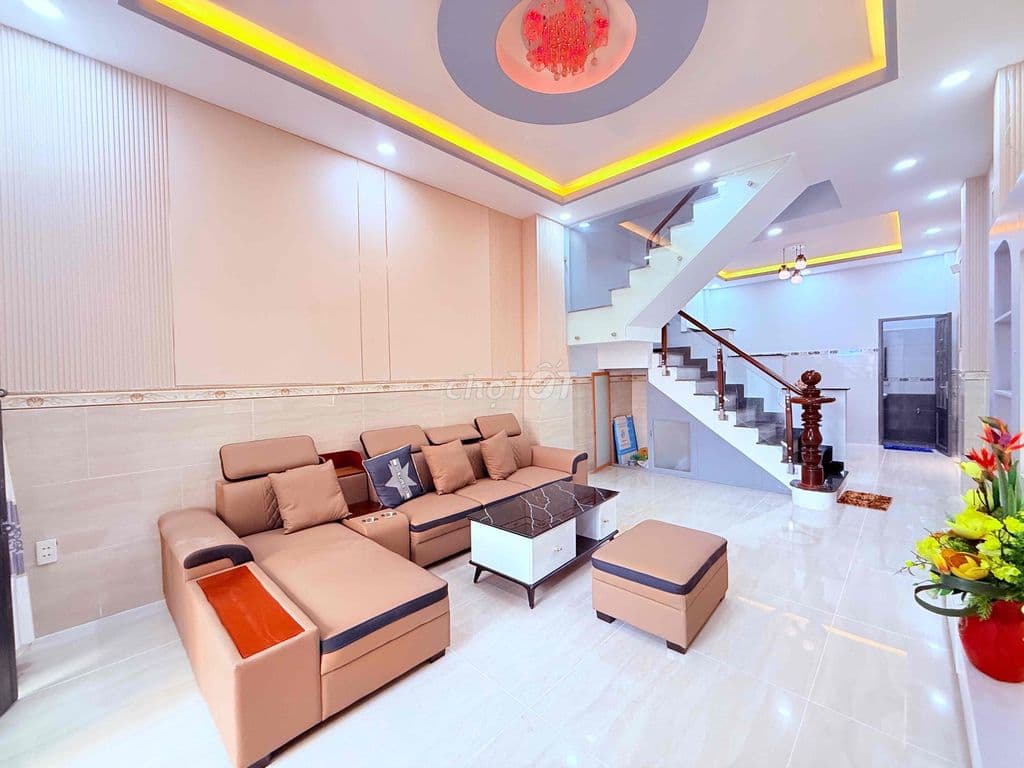 NHÀ Q12-2 LẦU– HXH 7M -FULL NỘI THẤT– CHỢ MINH PHÁT – HẺM 1 TRỤC THẲNG - Ảnh 3