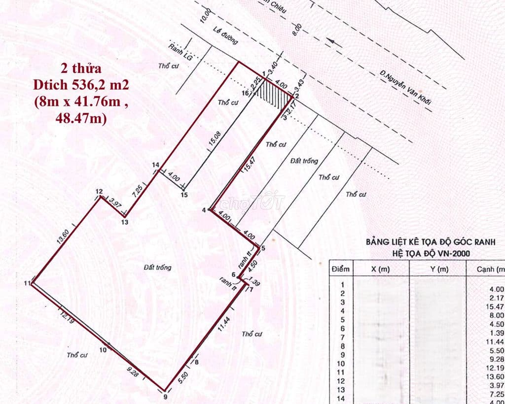 Quỹ đất lớn 536,2m² mặt tiền Nguyễn Văn Khối, Gò Vấp, chào 78 tỷ - Ảnh 2
