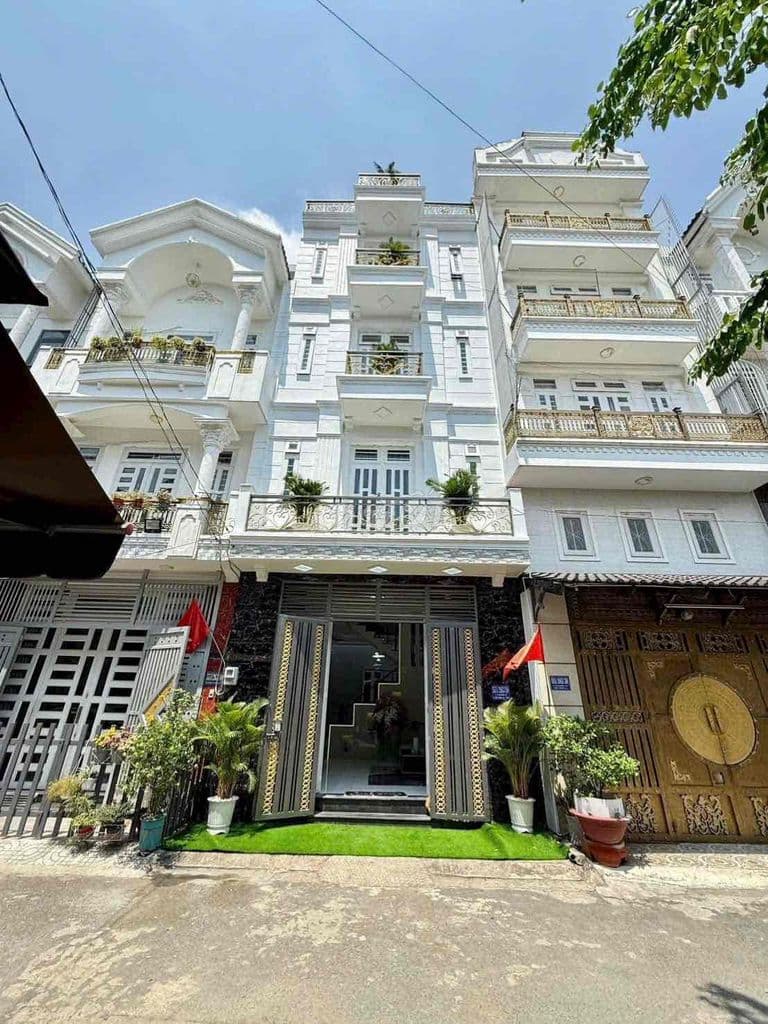 Nhà Phố 4Tầng - Giá Cực Tốt - Tặng Nội Thất - Hẻm 9M Khu Nhà Lầu