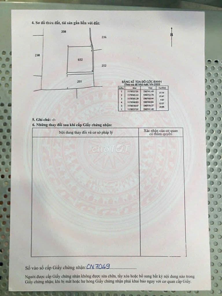 cấn bán đất bình chánh - Ảnh 2