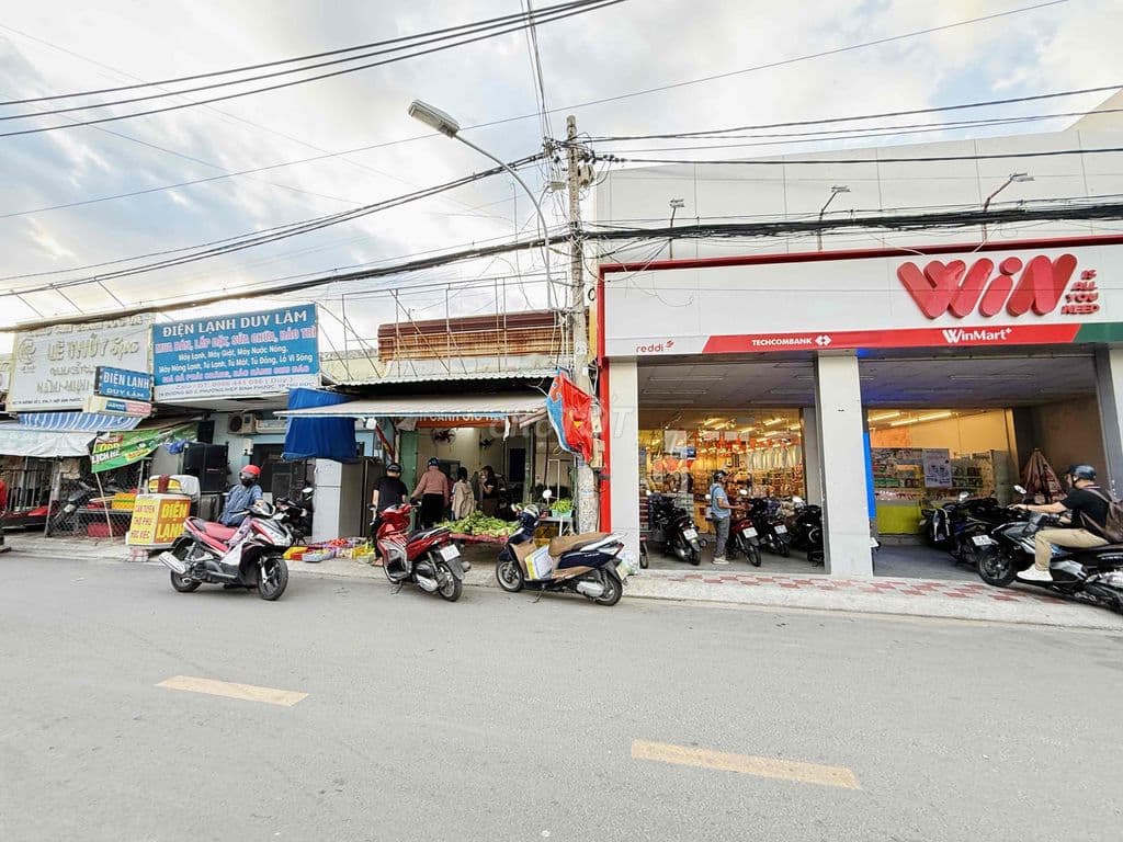 BÁN LÔ ĐẤT MẶT TIỀN KINH DOANH đường số 2 Cầu Ông Dầu 80m2 xây cao 5t