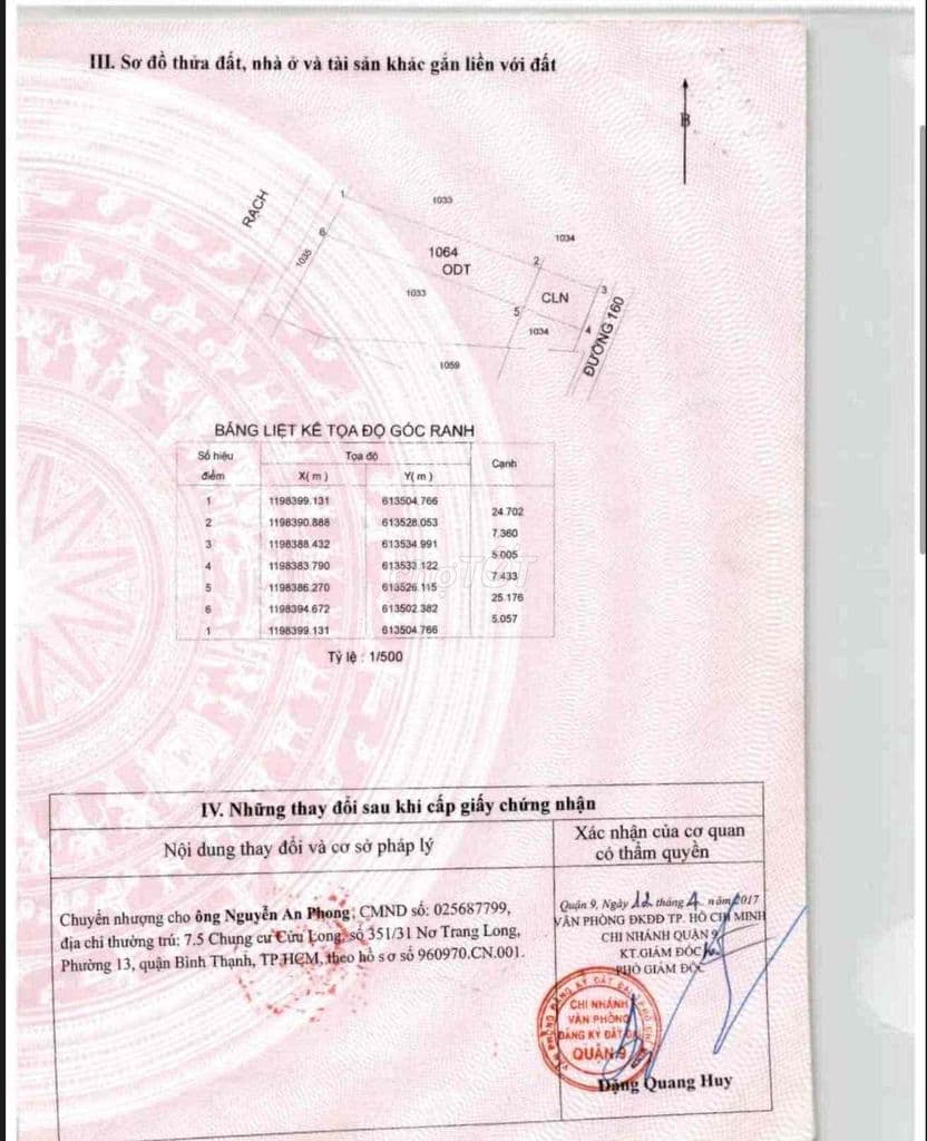 BÁN ĐẤT ĐẸP KHU TĂNG NHƠN PHÚ - Ảnh 3