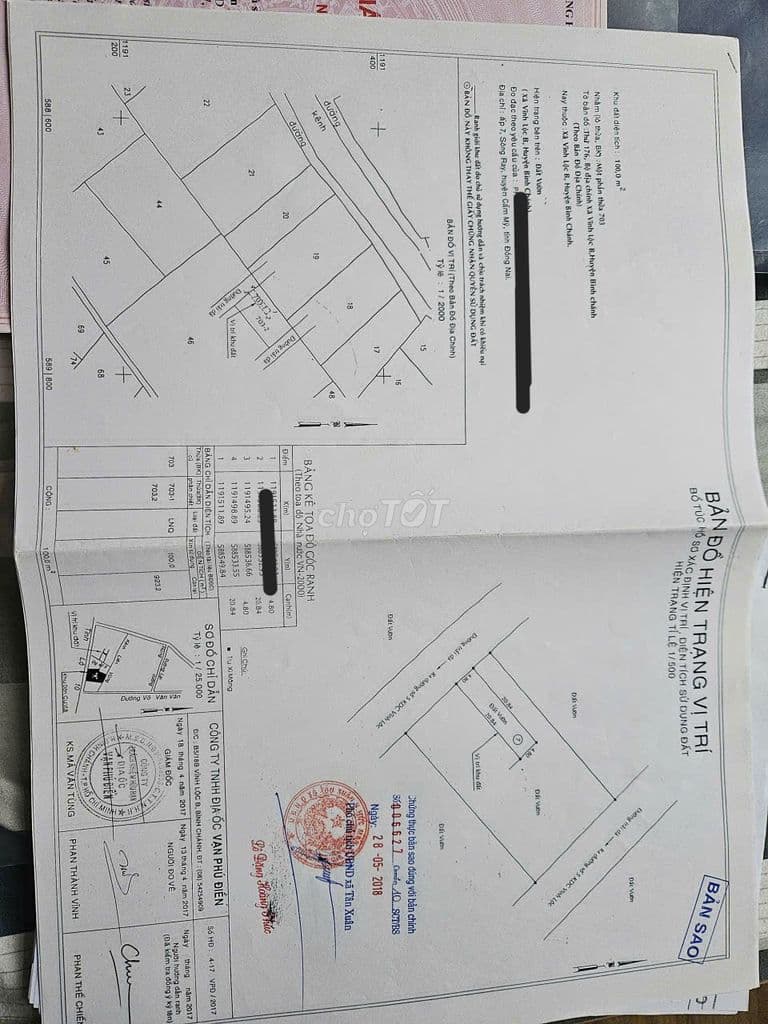 Cần bán 100 mét vuông đất nông nghiệp tại khu TĐC Vĩnh Lộc B - Ảnh 3