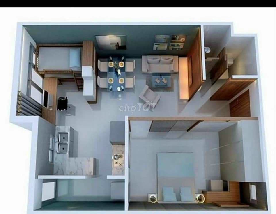Bán căn Ehome 3 sẵn sổ hồng 1pn, 1wc,50m2 giá 2,090 tỷ có thương lượng - Ảnh 2