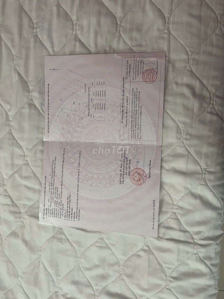 đất có sổ cần bán