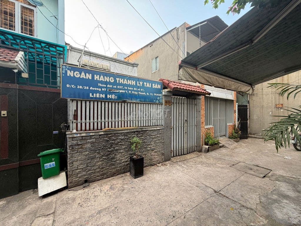 BÁN NHÀ HẺM XE HƠI ĐƯỜNG NGUYỄN THỊ KIỂU QUẬN 12