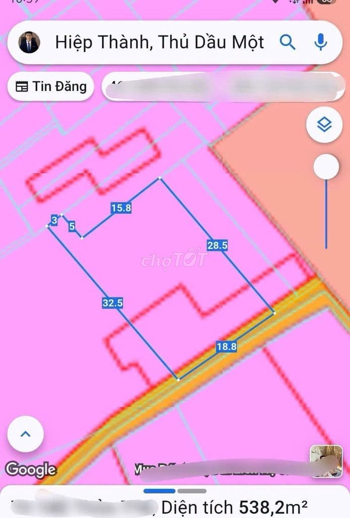 bán đất Hiệp Thành hơn 6 tỷ