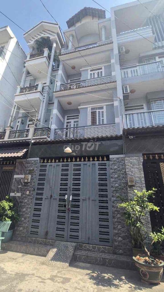 BÌNH TÂN-CHỈ HƠN 6Đ-NHÀ 2MT TRƯỚC SAU-HẺM 8M THÔNG-4x17M-2LẦU-4PN