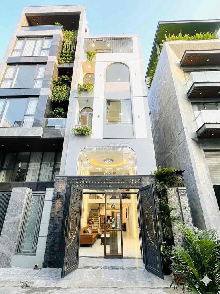 🏡🏡Tân Hương ( Tân Phú ) - Nhà 5 Tầng - DT 4 x 16m - Hẻm XH 6M - Giá 8,