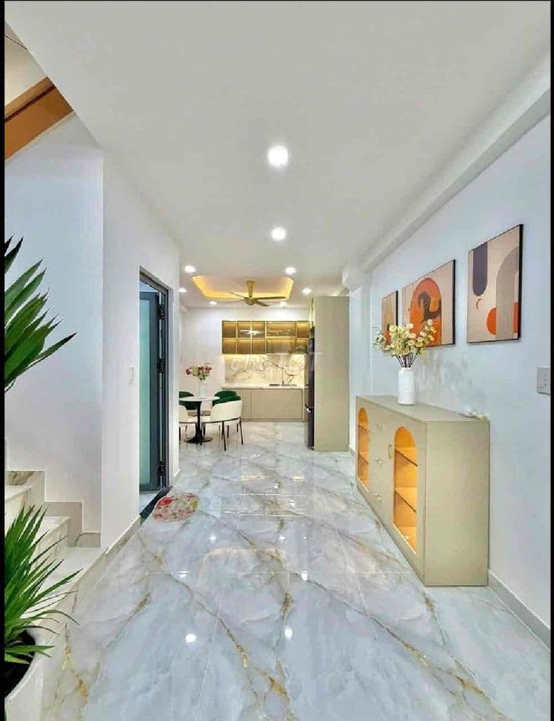 Bán nhà Phan Văn Trị gần chợ Cây Thị ,46 m2 ,4 PN ,mới 100 % ,giá 5,x - Ảnh 2