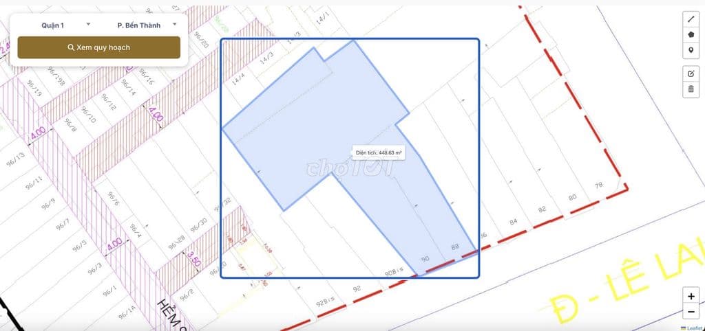 Bán cặp khách sạn 80 phòng Bến Thành, Quận 1 - 450m2