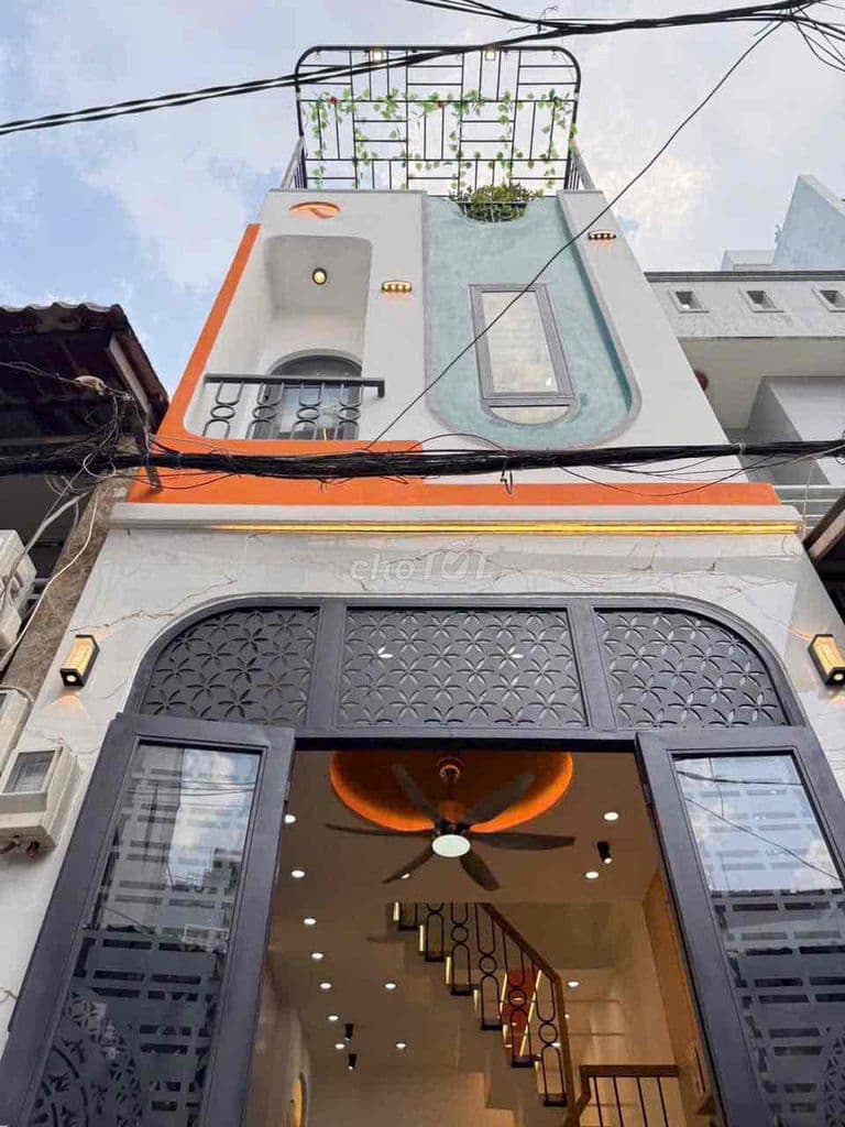 Nhà đẹp 3Pn hẻm xh thông Trần Bá Giao, f5, Gò Vấp gần Văn Lang