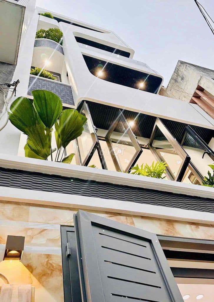 Nhà đẹp 4x14.1m 1 trệt lửng 3 lầu 5PN 6WC HXH Lê Văn Quới - Giá 8.95ty - Ảnh 3