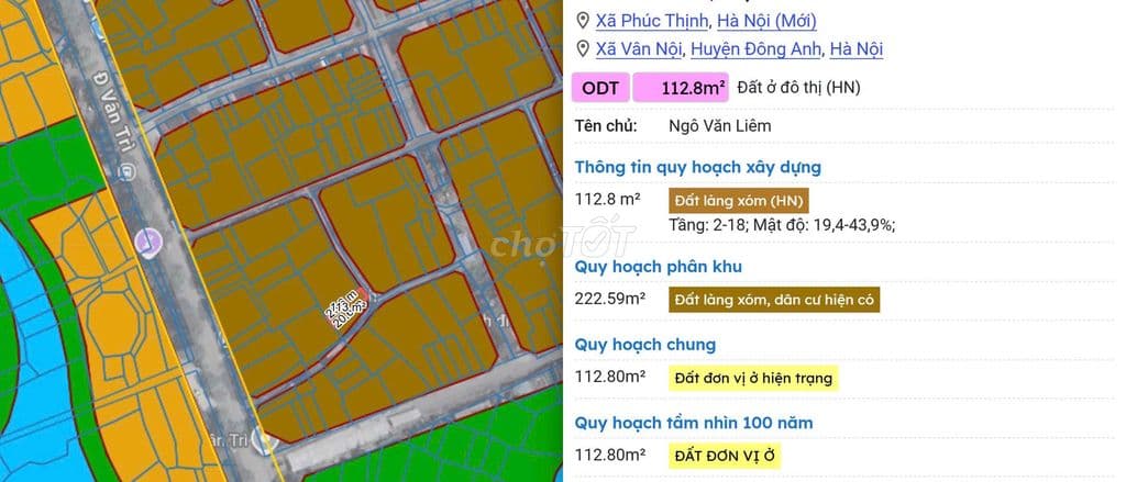 🔥 CHÍNH CHỦ BÁN ĐẤT THỔ CƯ VIÊN NỘI – XÃ PHÚC THỊNH (XÃ VÂN NỘI CŨ) - Ảnh 2