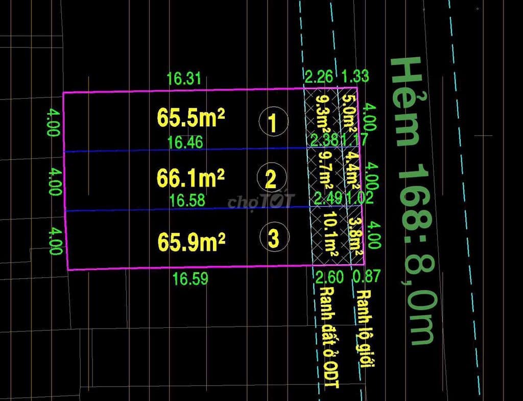 Cần bán gấp lô đất SHR hẻm oto gần tên lửa giáp quận 6