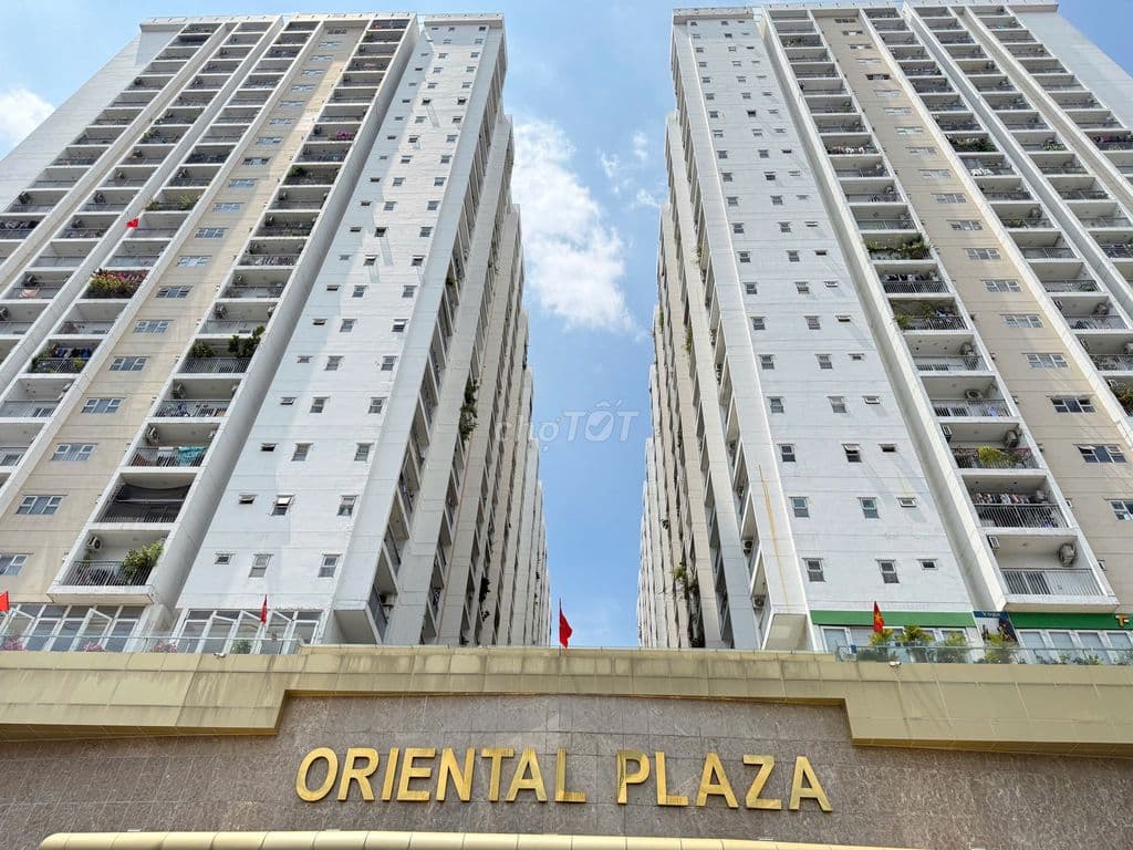 BÁN CĂN HỘ ORIENTAL PLAZA, 100M2, 3PN, FULL MỚI, BÁN: 5.7 TỈ, MG 1%