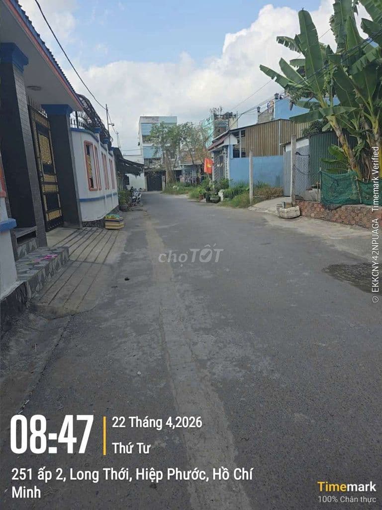 Bán đất Hẻm 274 Nguyễn Văn Tạo xã Long Thới Diện tích 218m2 giá 6,7 ty