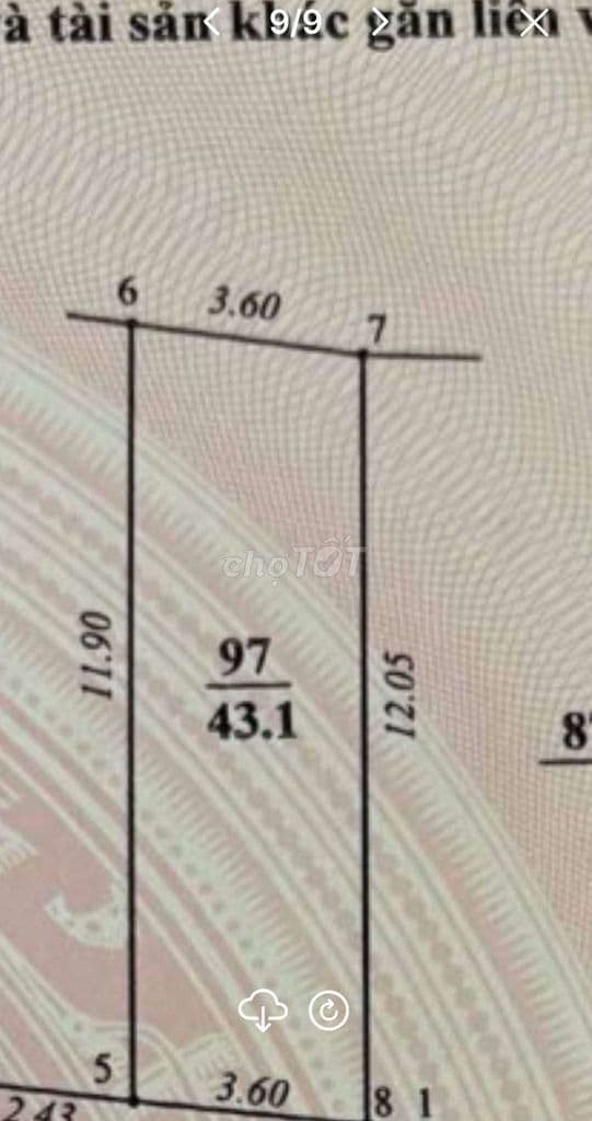 BÁN ĐẤT TẶNG NHÀ CẤP 4 SỔ VUÔNG KHÔNG LỖI