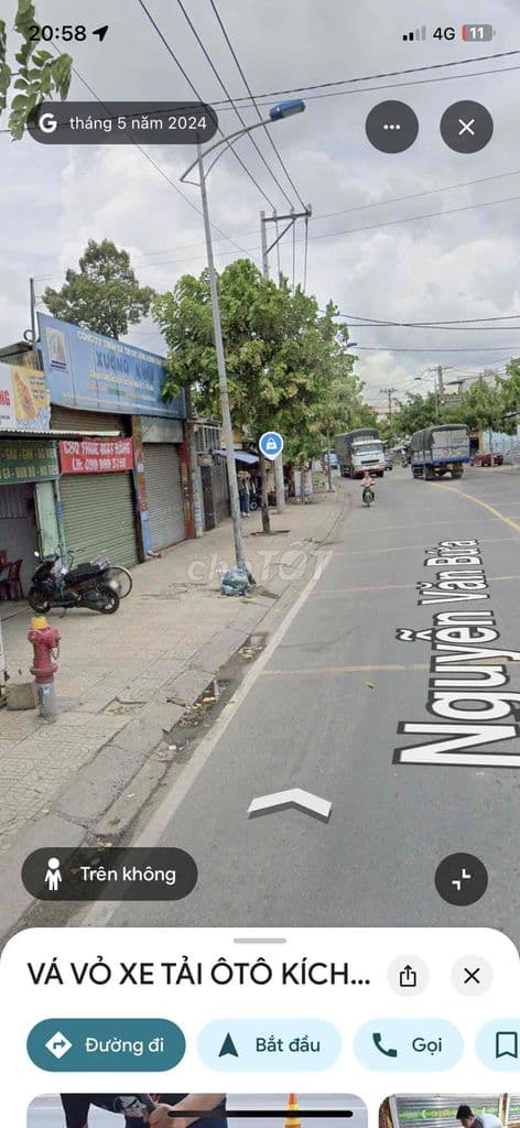 Kẹt cần bán 650m2 đất SHR thổ cư Full mặt tiền Nguyễn Văn Bứa