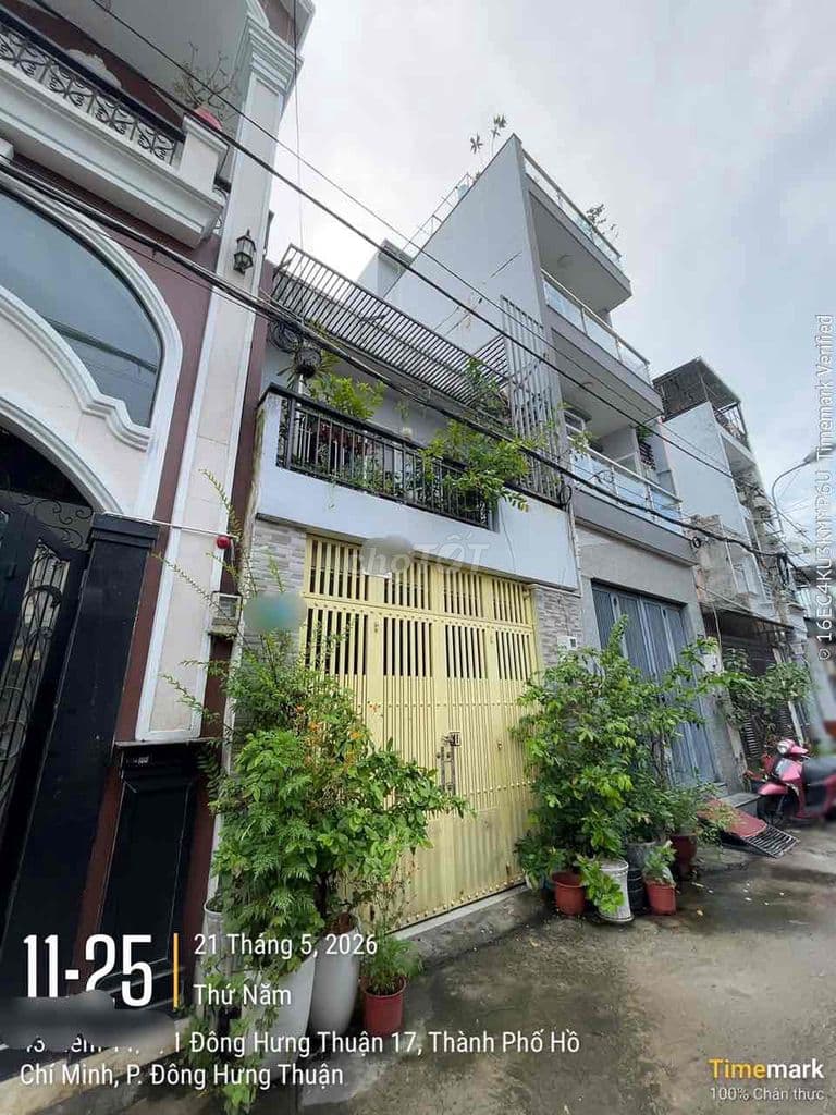 🏡 HXH TRÁNH NHAU ĐÔNG HƯNG THUẬN – SÁT CHỢ CẦU – GIÁ CHỈ 4.96 TỶ 🌹