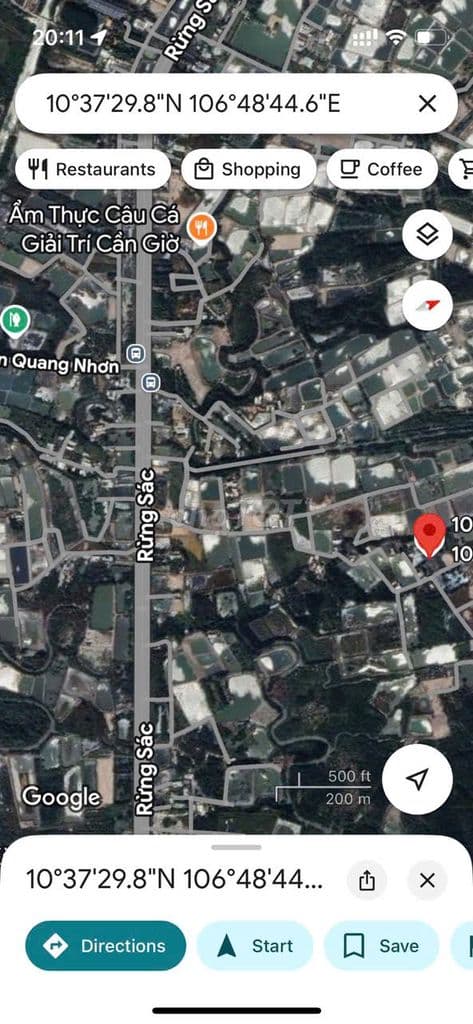 Bán đất đường Rừng Sác, Bình Khánh, Cần Giờ: 11 x 48, giá 1,5 tỷ. - Ảnh 2