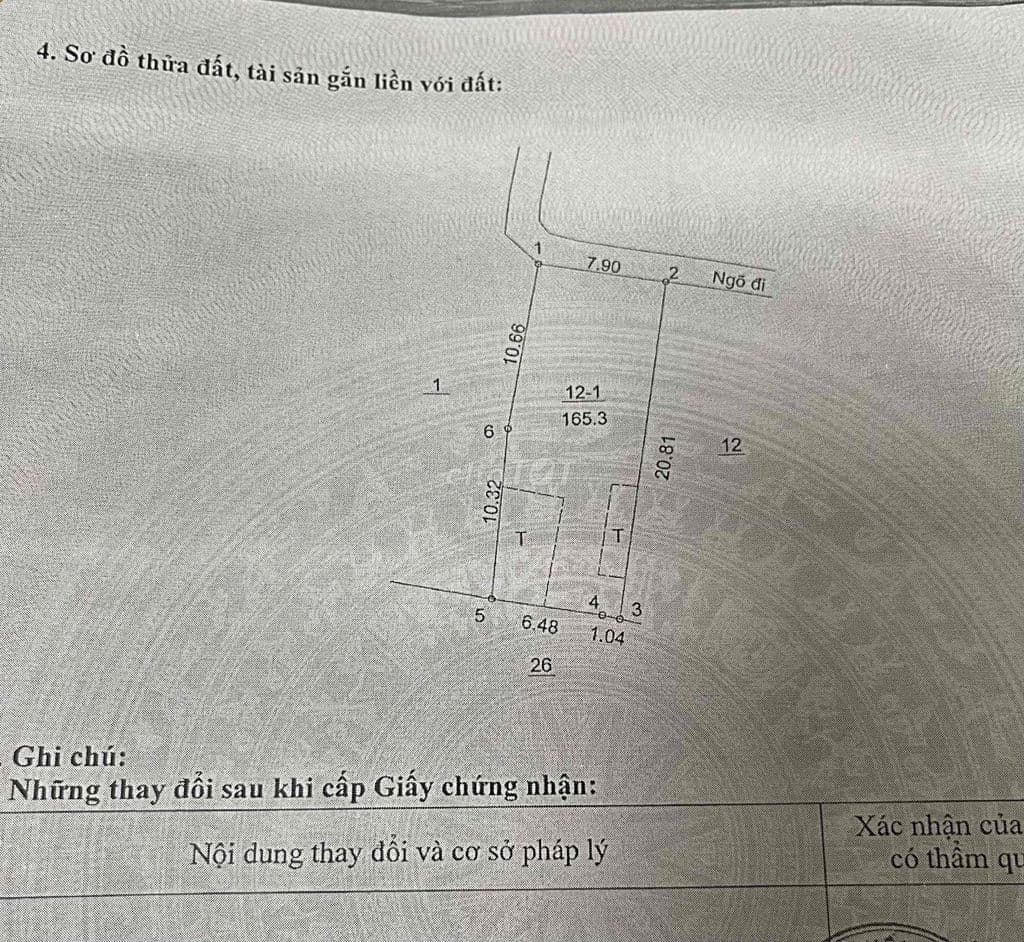 Cần bán đất thích hợp xây ccmn tại Mậu Lương