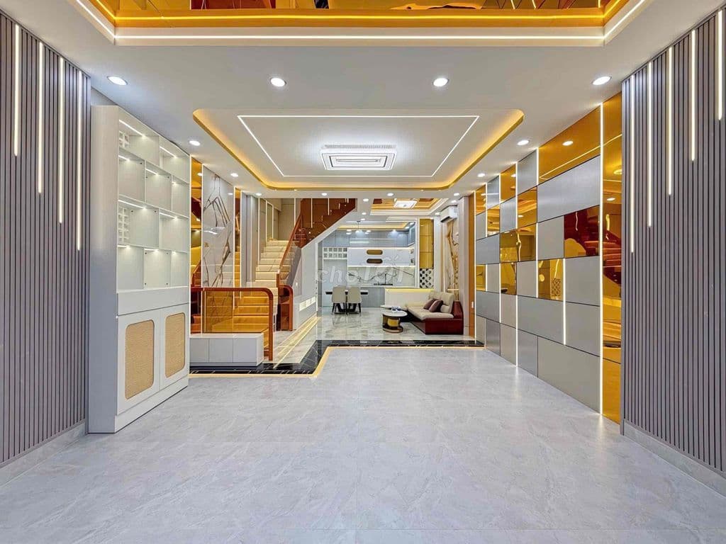 BÁN NHÀ 4 TẦNG NGANG 5m HẺM XE HƠI GÒ Ô MÔI GIÁ 10,6TỶ TL QUẬN 7 - Ảnh 2