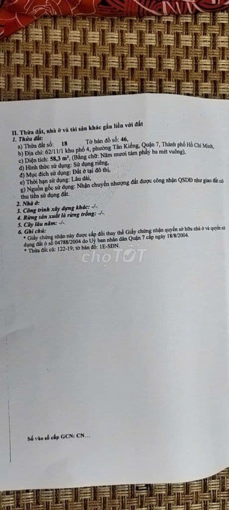 BÁN ĐẤT ĐẸP ĐƯỜNG LÂM VĂN BỀN - Ảnh 2