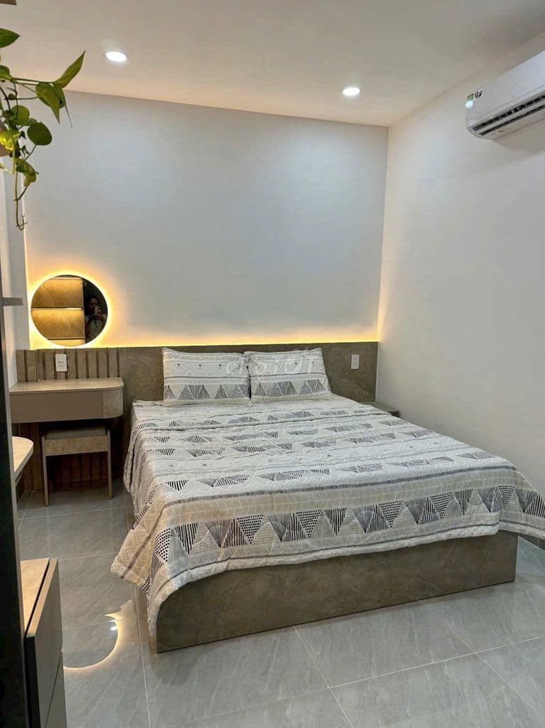 Nhà HẺM XE HƠI Phan Văn Trị, P.7 _ 4m x 16.5m, 2 T - Ảnh 3