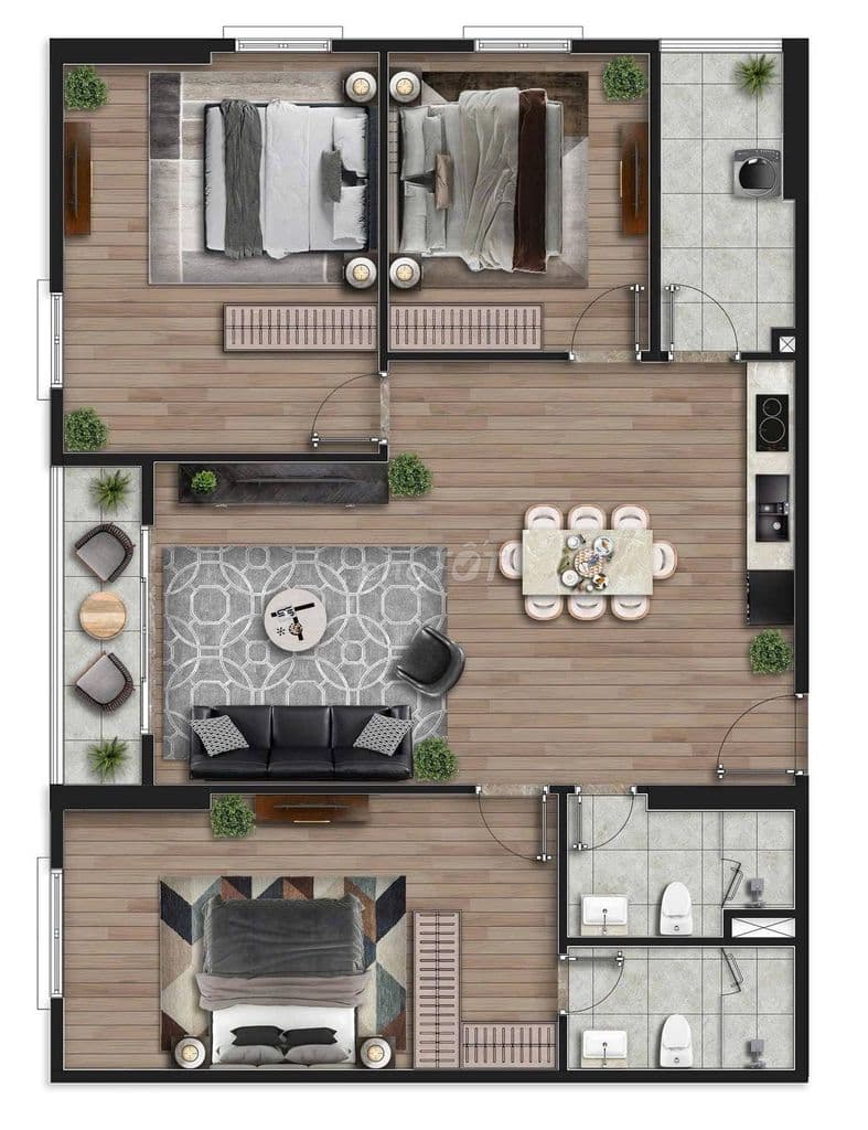 Căn hộ FLC Hausman Premium 115m2 giá cắt lỗ thu về 9,4 tỷ, chính chủ - Ảnh 3