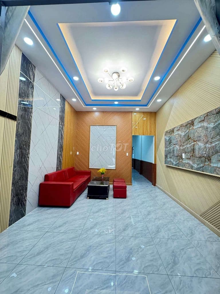 Bán nhà 2/ ngắn liên ấp 2_6 DT:4m*16,5m 1T+lửng 3pn 2w đường 4,5m