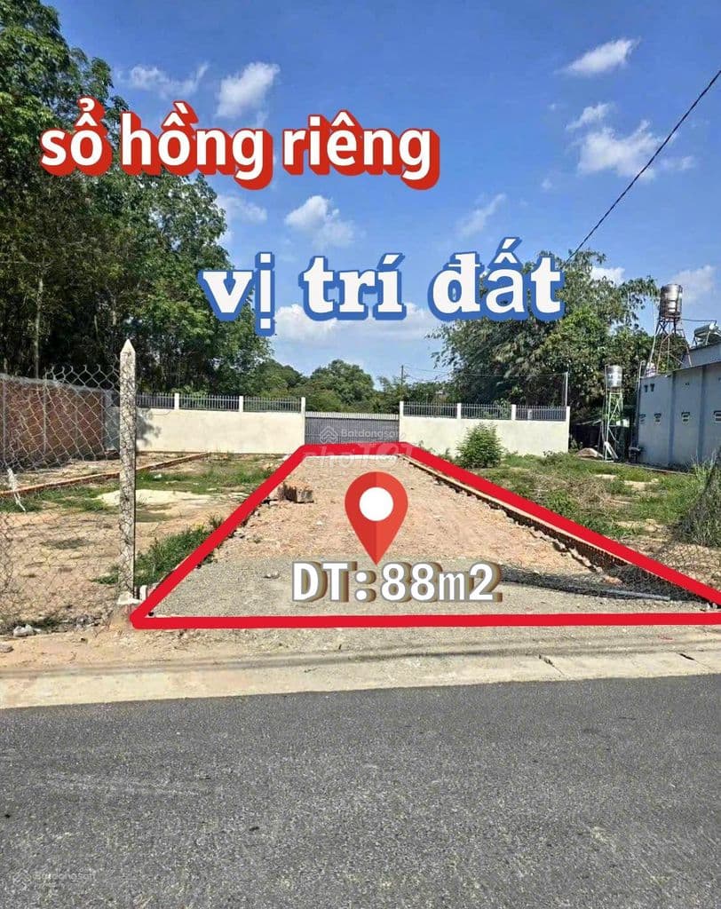 Đất 88m²/1 tỷ 100tr. Đ.Cây Da, Tân Phú Trung. Cách BV.XÁ 5p đi xe.SHR