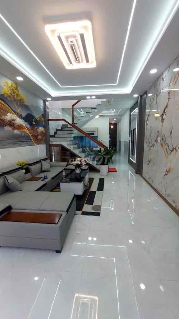 NHÀ MỚI TRUNG MỸ TÂY Q12 – 56m2 – 2 TẦNG – HXH : CHỈ 4.68tr